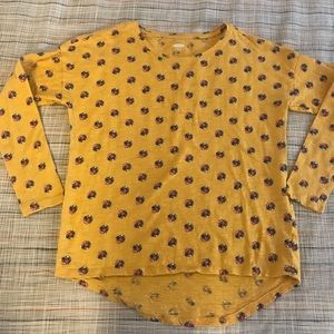 Girls long sleeved shirt